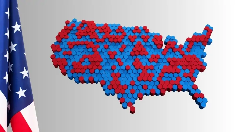 Understanding the Red and Blue States Map 2025