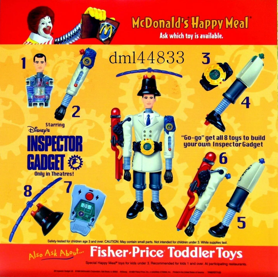 Go Go Gadget Nostalgia: The Inspector Gadget McDonalds Toy Craze