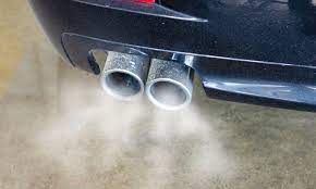 white smoke from exhaust on startup then goes away